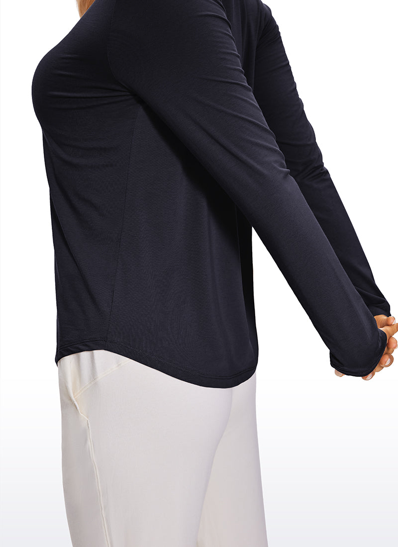Pima Cotton Workout Long Sleeve