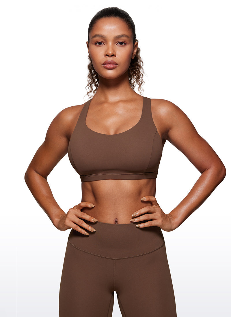 Brushed Nakedfeel Bra Criss Cross Back