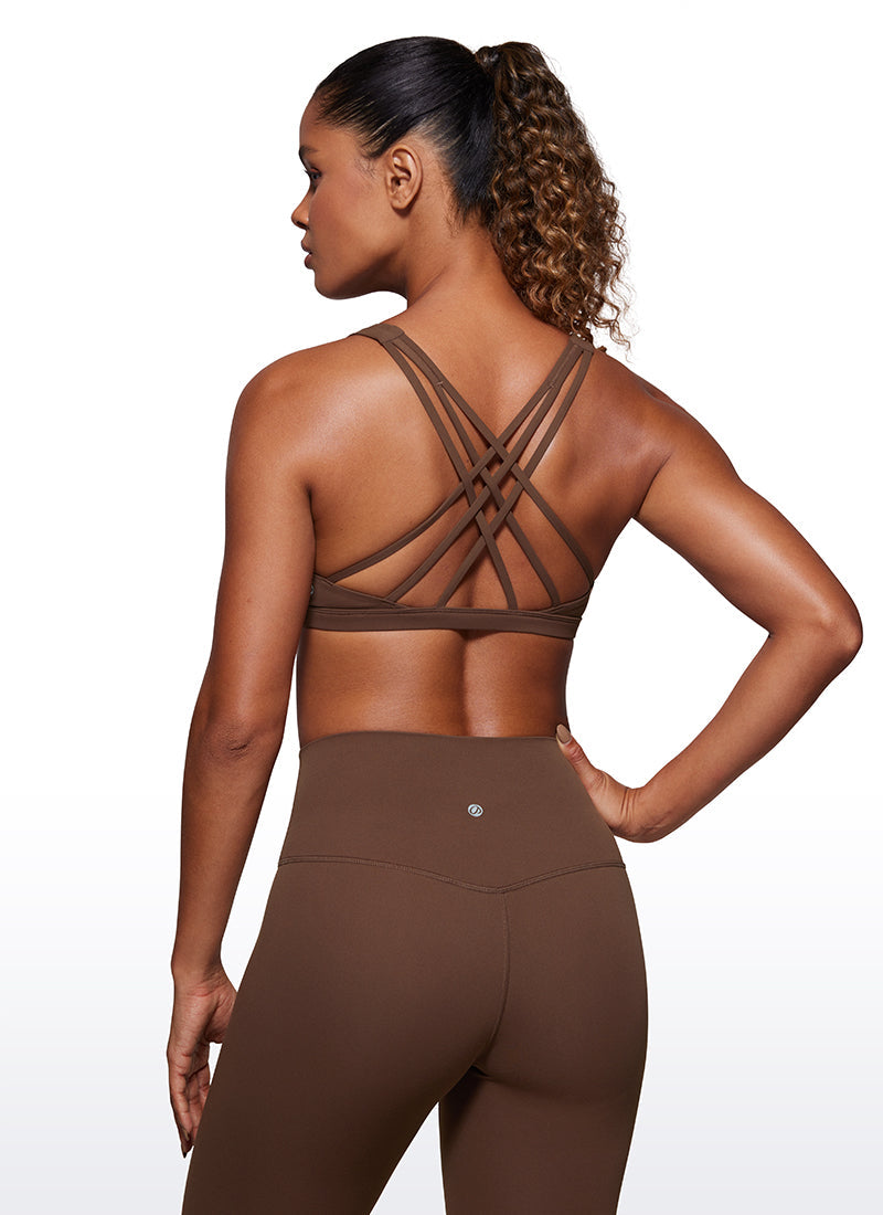 Brushed Nakedfeel Bra Criss Cross Back