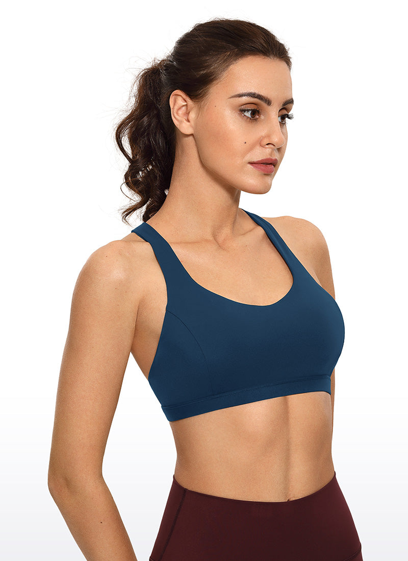 Brushed Nakedfeel Bra Criss Cross Back