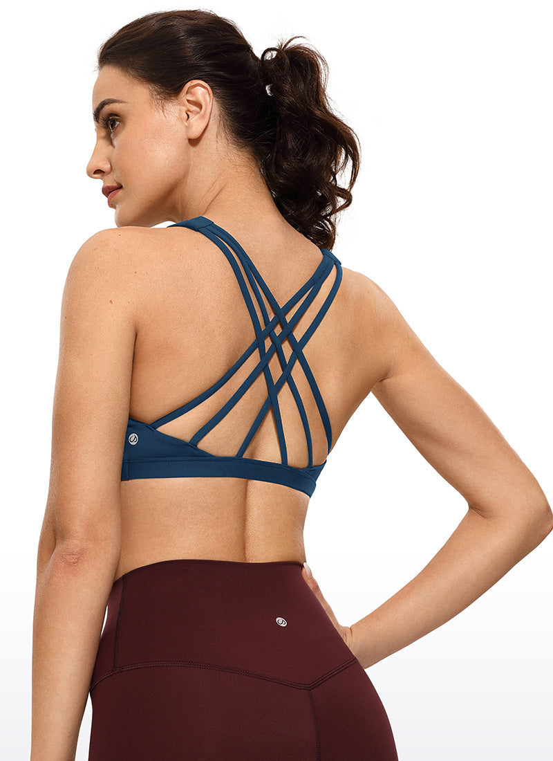 Brushed Nakedfeel Bra Criss Cross Back