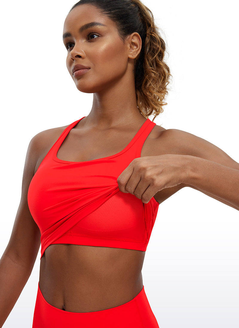Butterluxe Scoop Neck Bra Racerback Longline