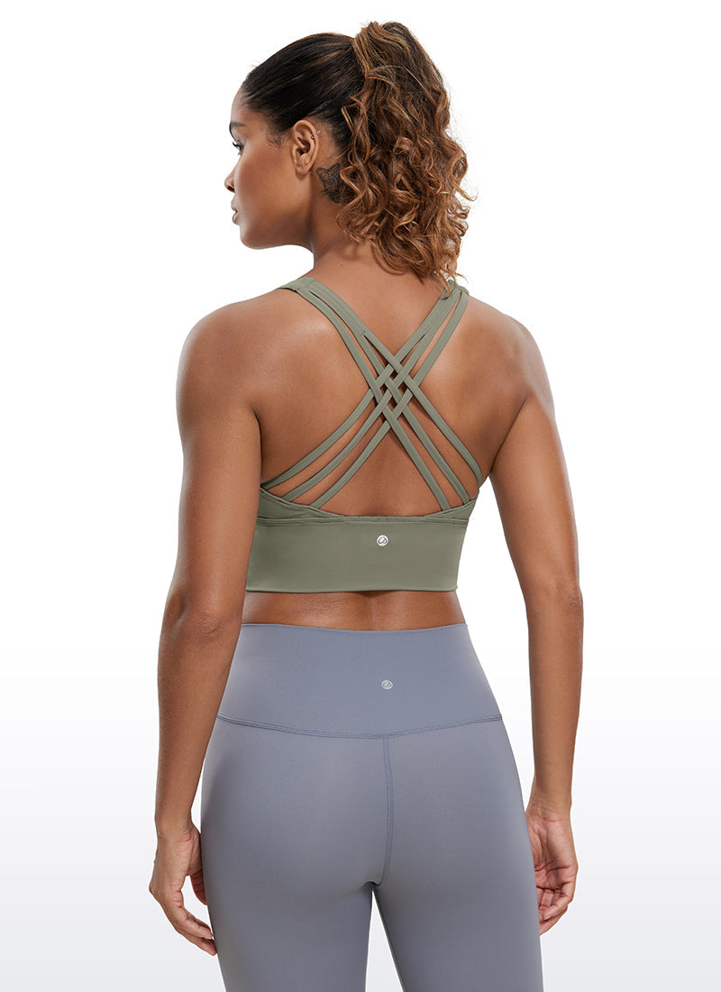 Nakedfeel Strappy Bra Longline