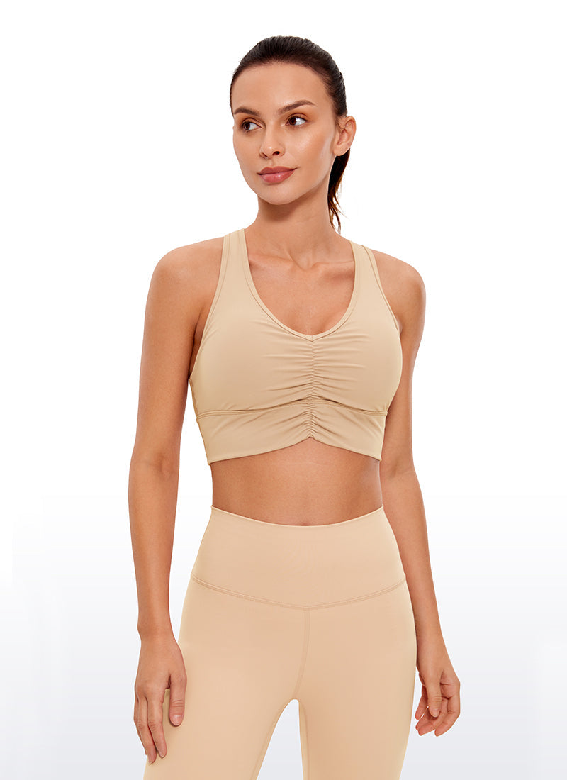 Ulti-Dry Ruched V-Neck Bra