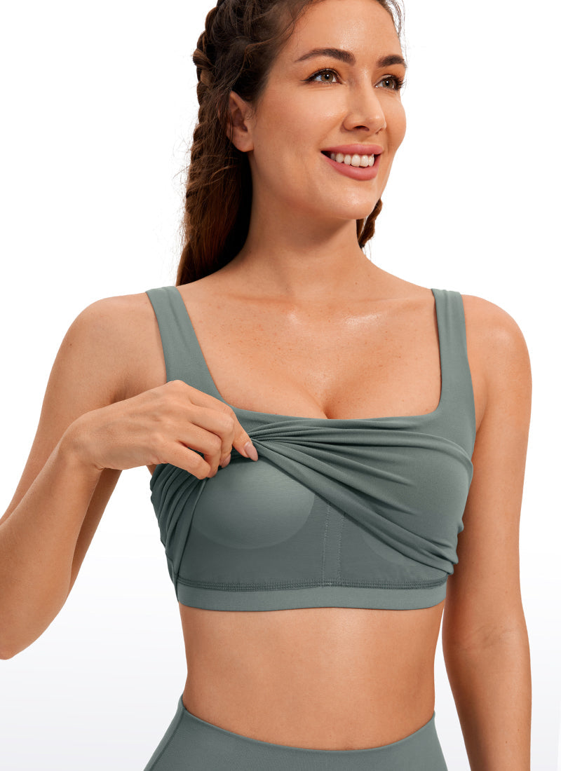 Butterluxe Longline Bra Square Neck