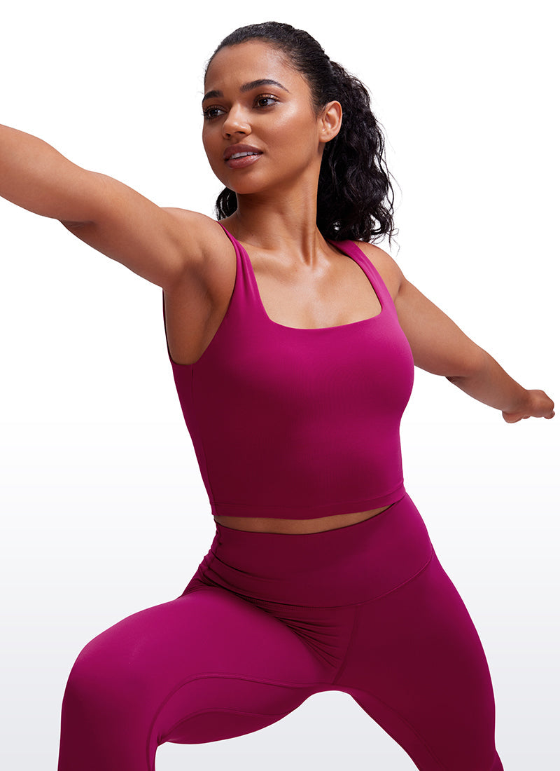 Butterluxe Longline Bra Square Neck