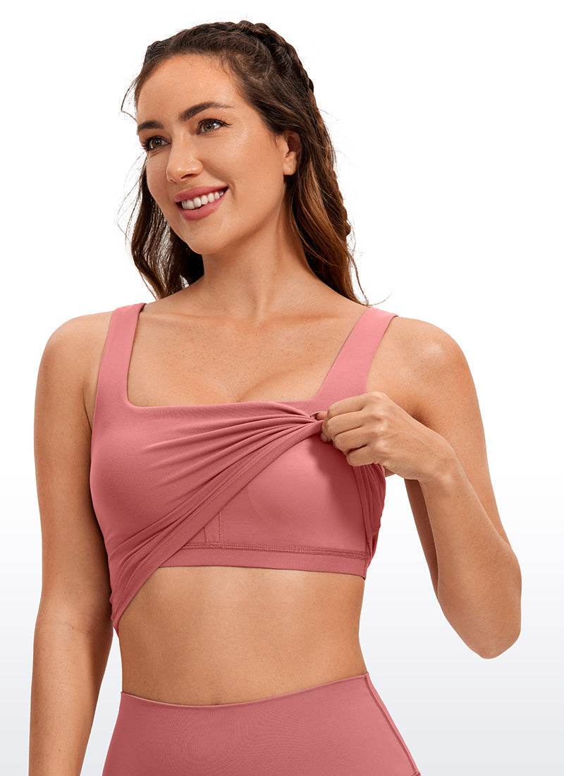 Butterluxe Longline Bra Square Neck