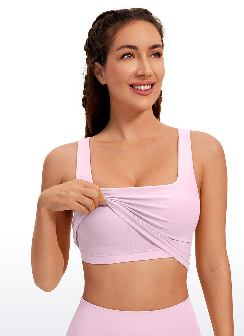 Butterluxe Longline Bra Square Neck