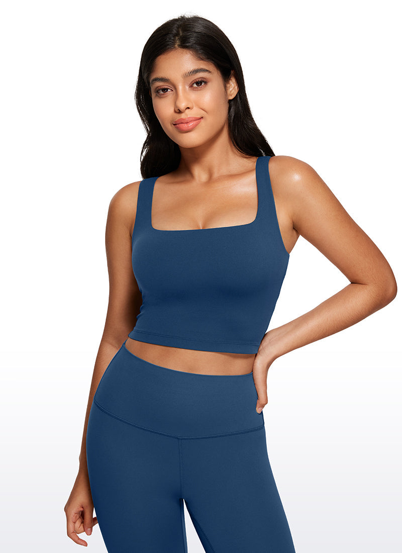 Butterluxe Longline Bra Square Neck