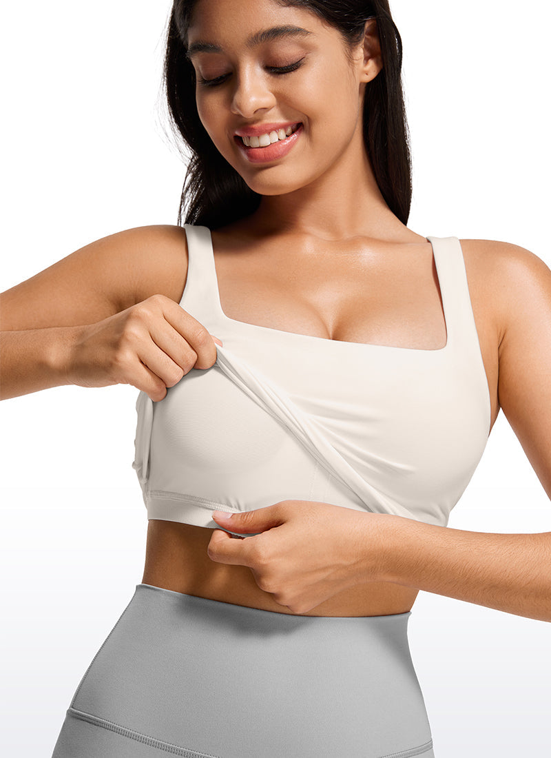Butterluxe Longline Bra Square Neck