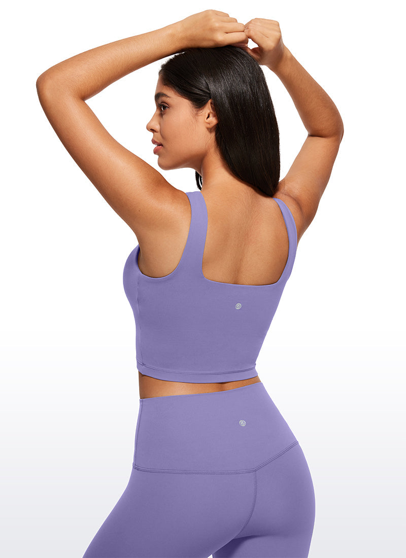 Butterluxe Longline Bra Square Neck