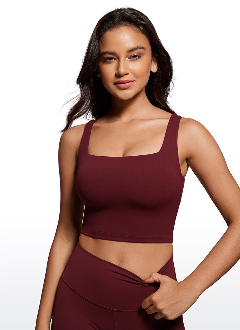 Butterluxe Longline Bra Square Neck