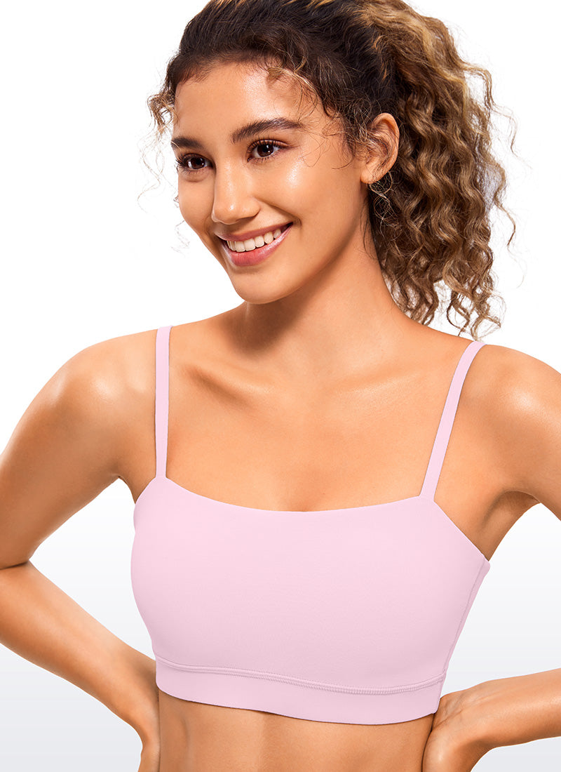Butterluxe Adjustable Spaghetti Thin Strap Sports Bra