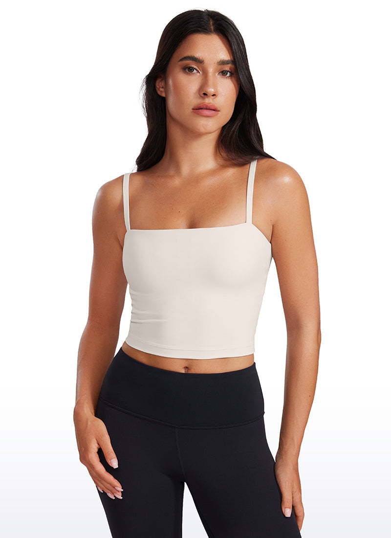 Butterluxe Adjustable Longline Spaghetti Strap Sports Bra