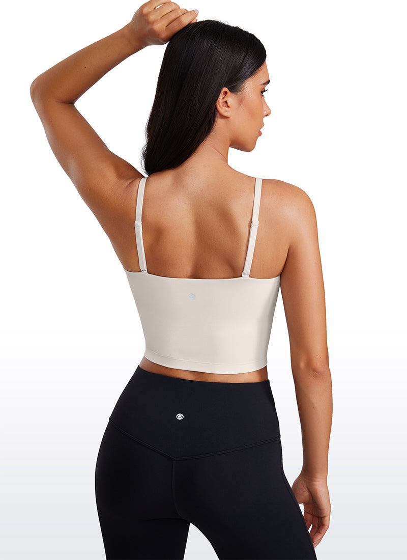 Butterluxe Adjustable Longline Spaghetti Strap Sports Bra