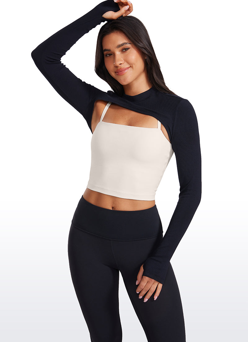 Butterluxe Adjustable Longline Spaghetti Strap Sports Bra