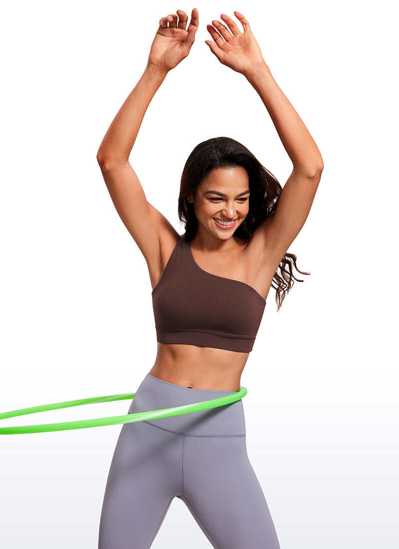 Butterluxe One Shoulder Sports Bra