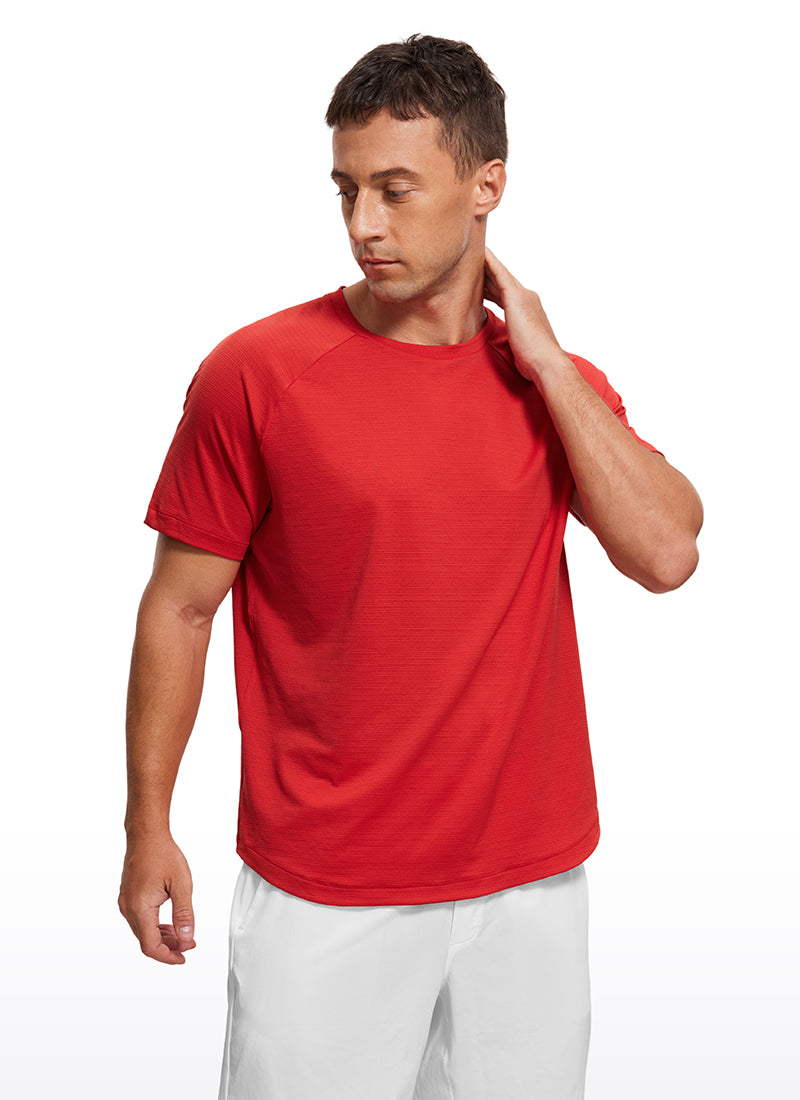 Lightweight Quick Dry Short Sleeves Crew Neck