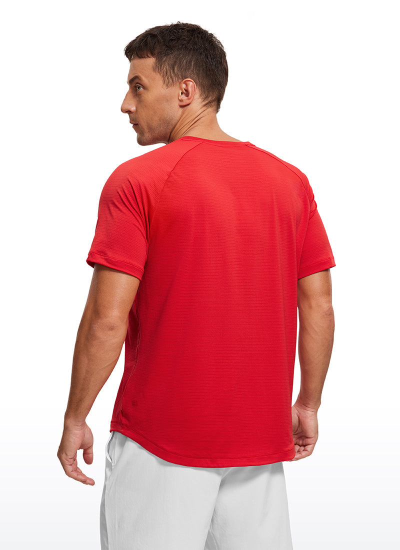 Lightweight Quick Dry Short Sleeves Crew Neck