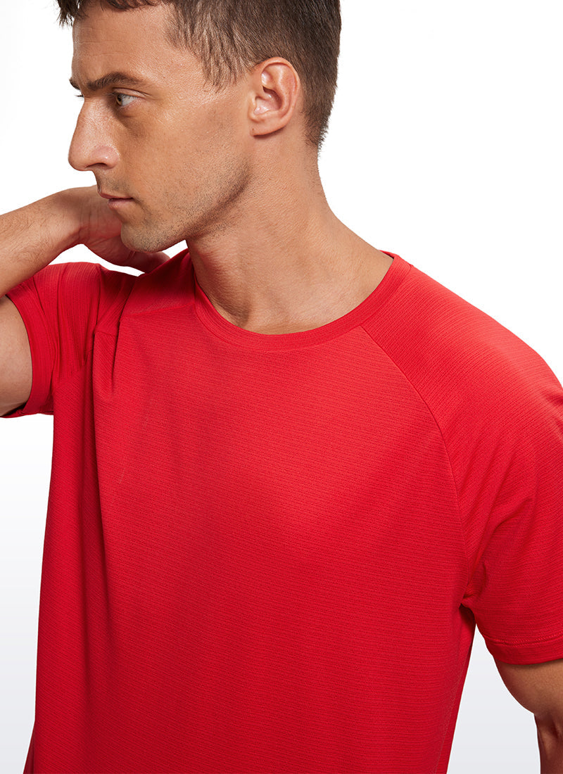 Lightweight Quick Dry Short Sleeves Crew Neck