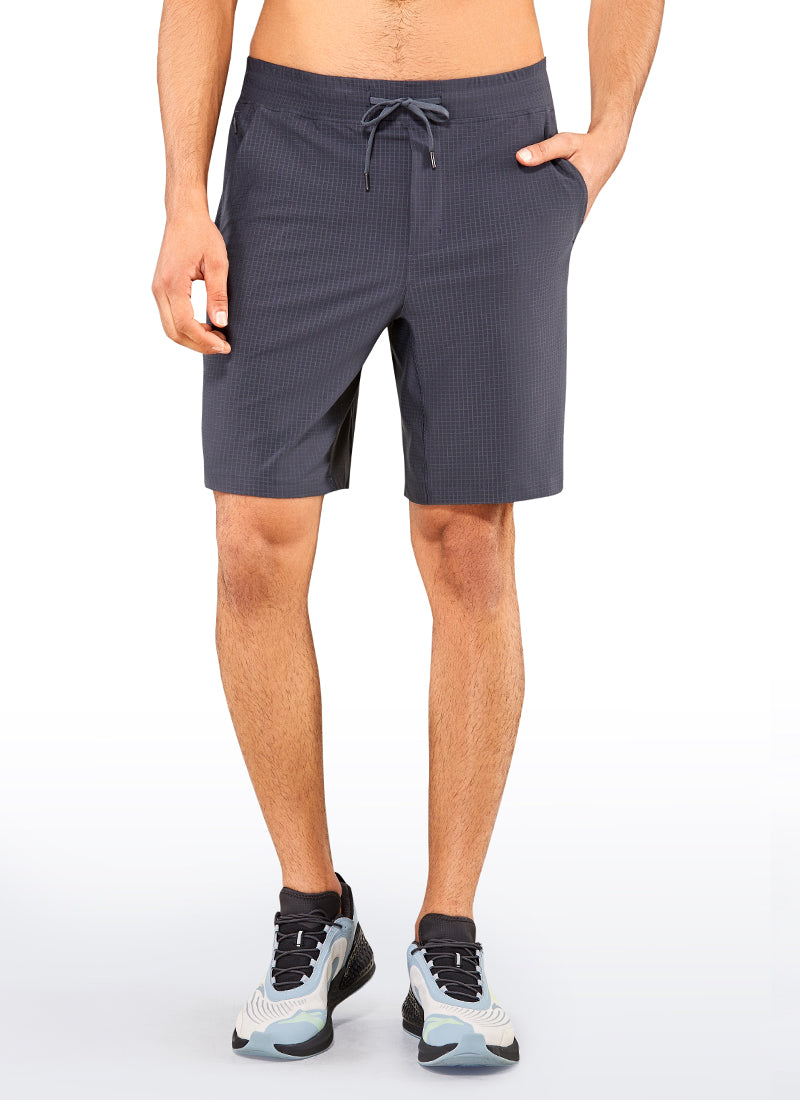Feathery-Fit Athletic Shorts 9''- Linerless