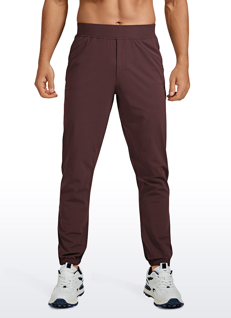 Lightweight Quick Dry Slim-Fit Joggers 29"-Zipper Pockets