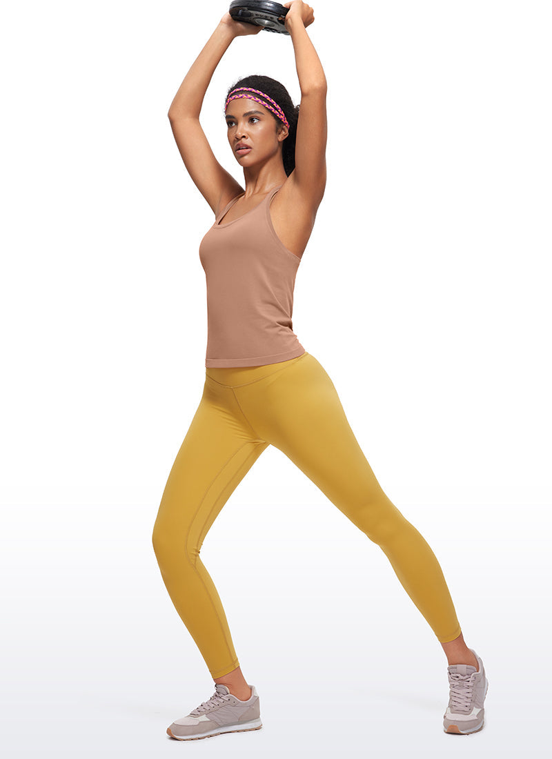 Seamless Scroop neck Tank Racerback