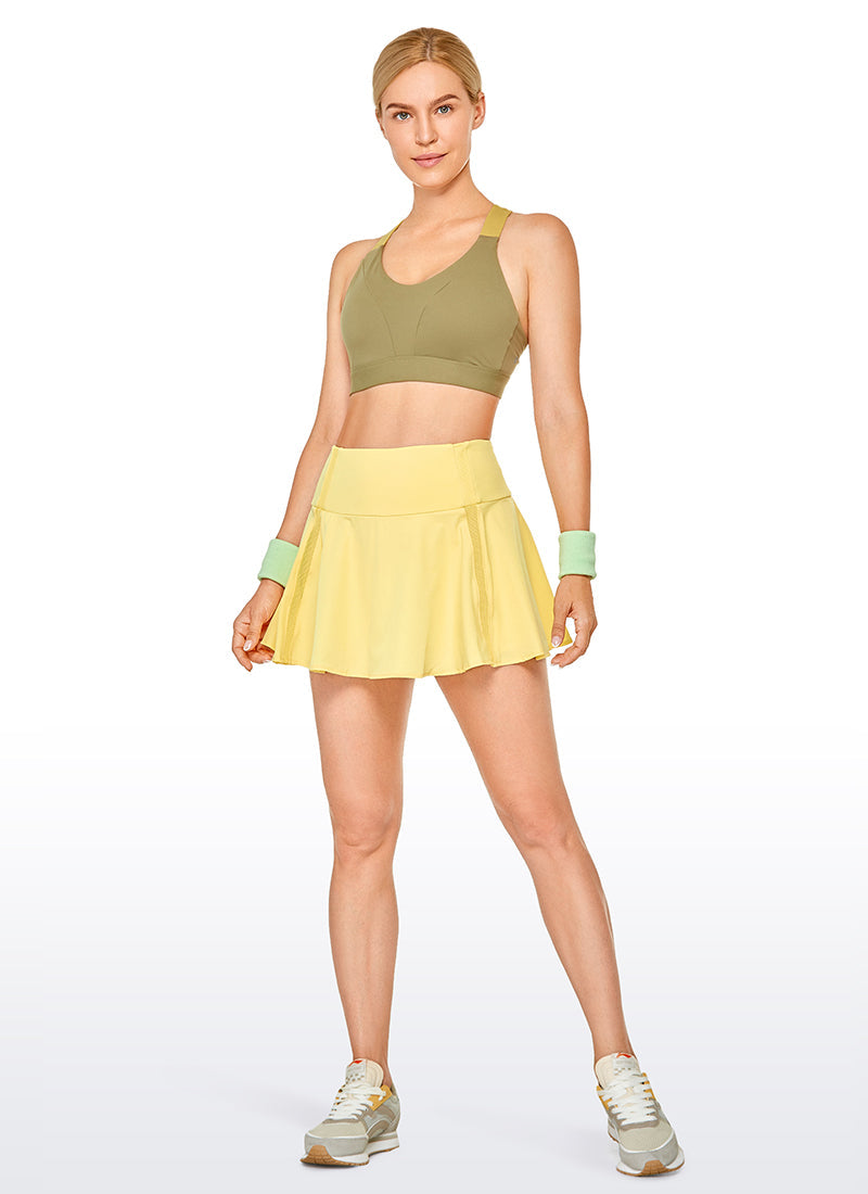 Feathery-Fit High Waist Tennis Skirt 13''