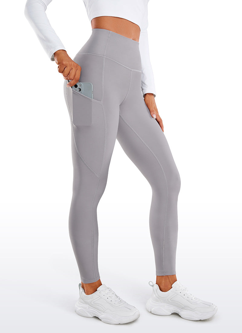 Thermal Fleece Lined Pocket Leggings 28''