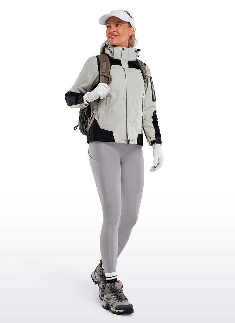 Thermal Fleece Lined Pocket Leggings 28''