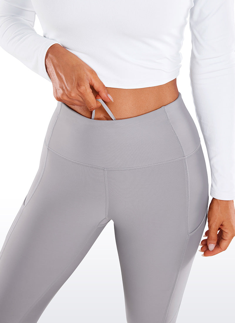 Thermal Fleece Lined Pocket Leggings 28''
