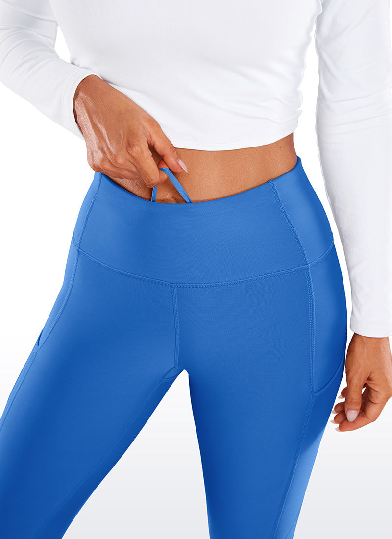 Thermal Fleece Lined Pocket Leggings 28''