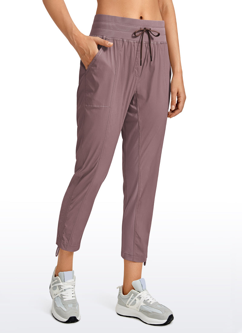 Striped Pants with Pockets 25''- Cinched Leg
