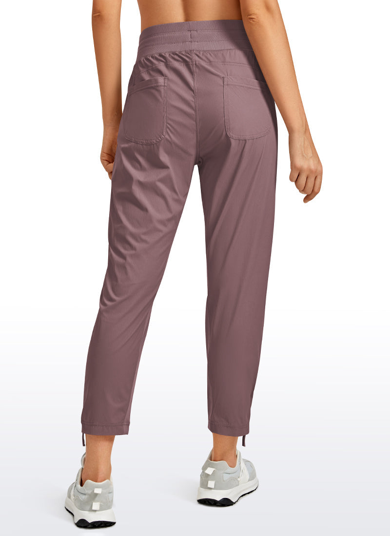 Striped Pants with Pockets 25''- Cinched Leg