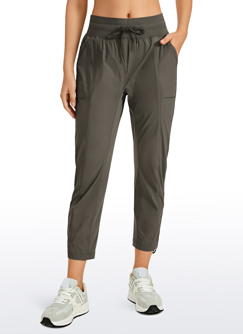Striped Pants with Pockets 25''- Cinched Leg