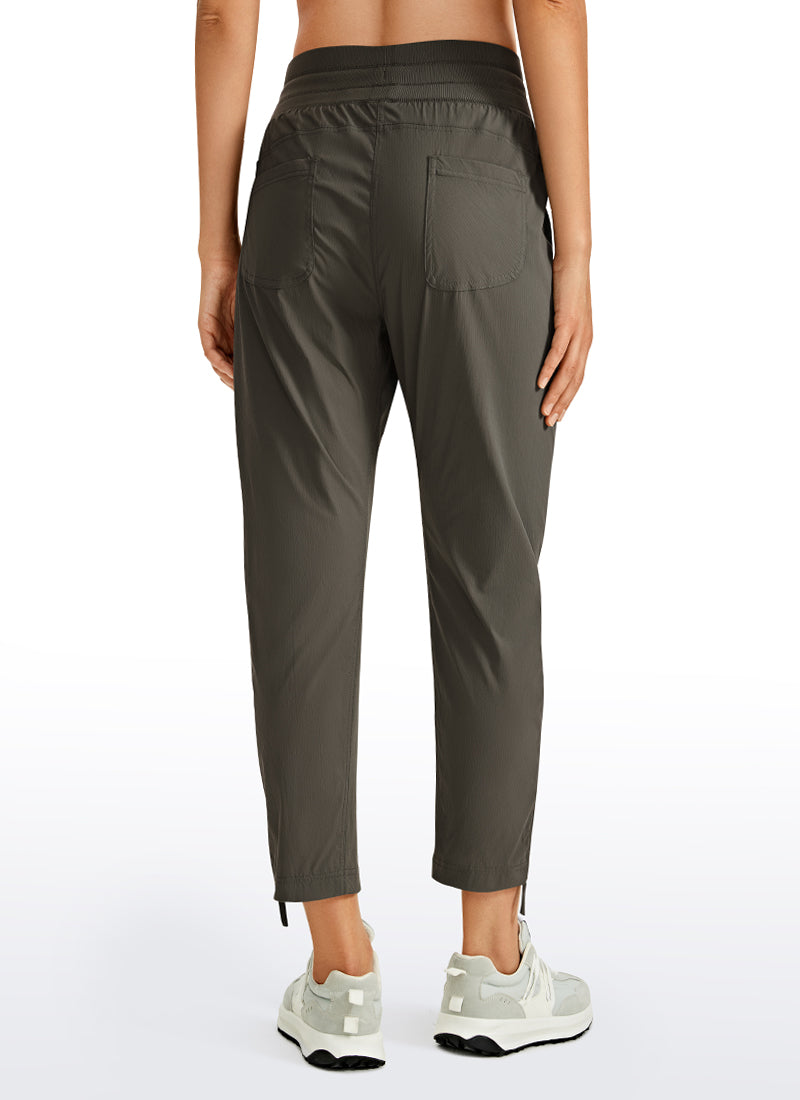 Striped Pants with Pockets 25''- Cinched Leg