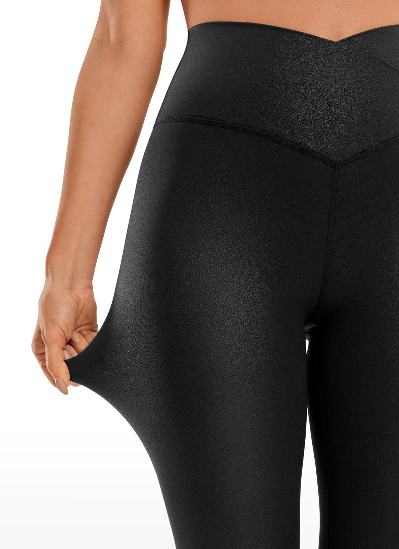 Butterluxe Yoga Leggings 25''- V Cross Waist