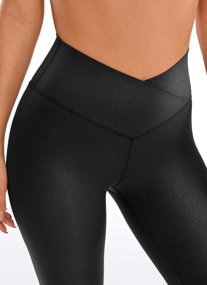 Butterluxe Yoga Leggings 25''- V Cross Waist