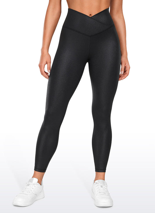 Butterluxe Yoga Leggings 25''- V Cross Waist
