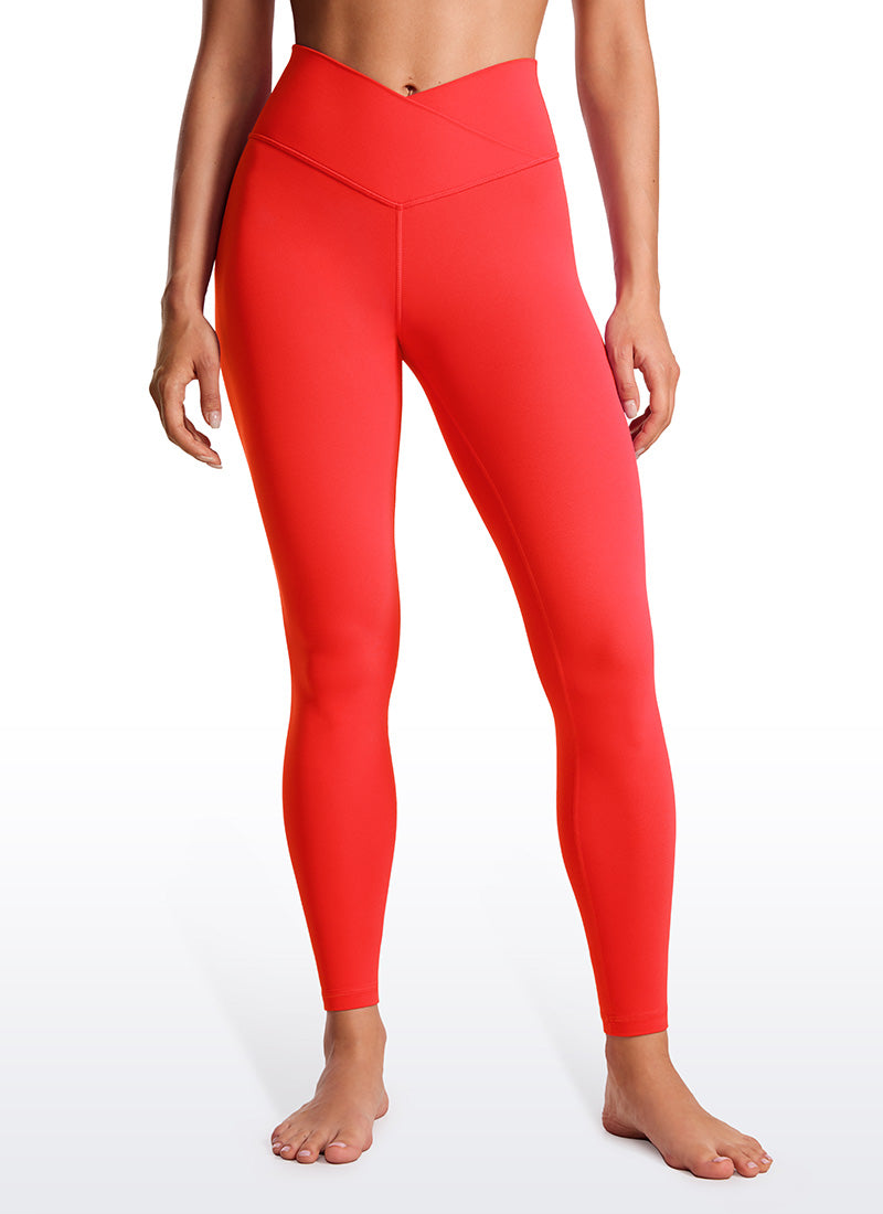 Butterluxe Yoga Leggings 28''- V Cross Waist