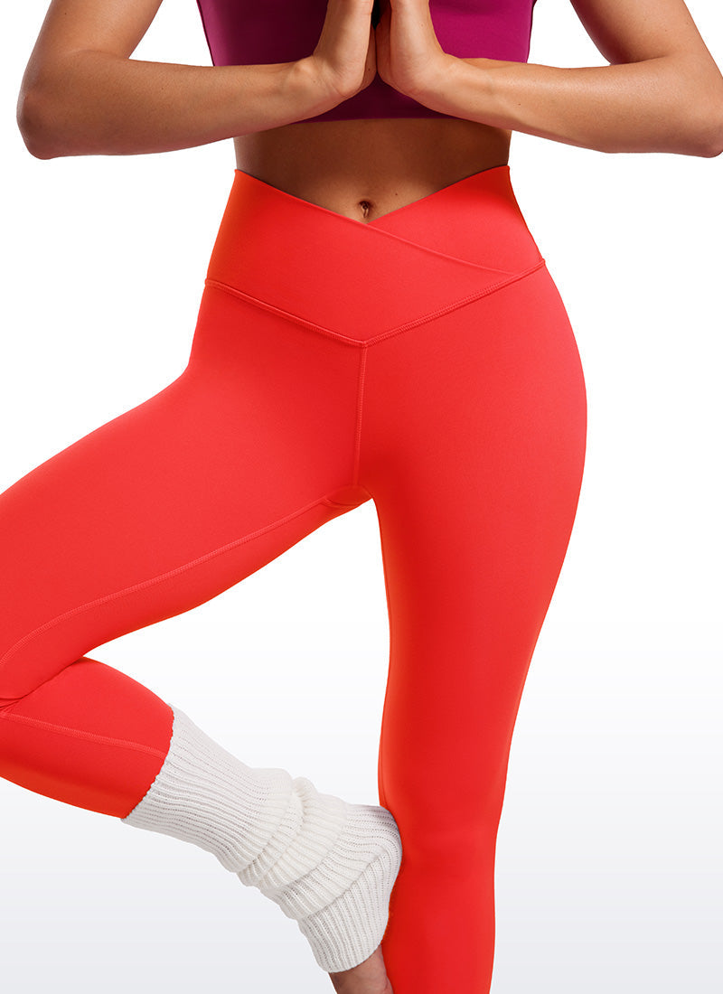 Butterluxe Yoga Leggings 28''- V Cross Waist