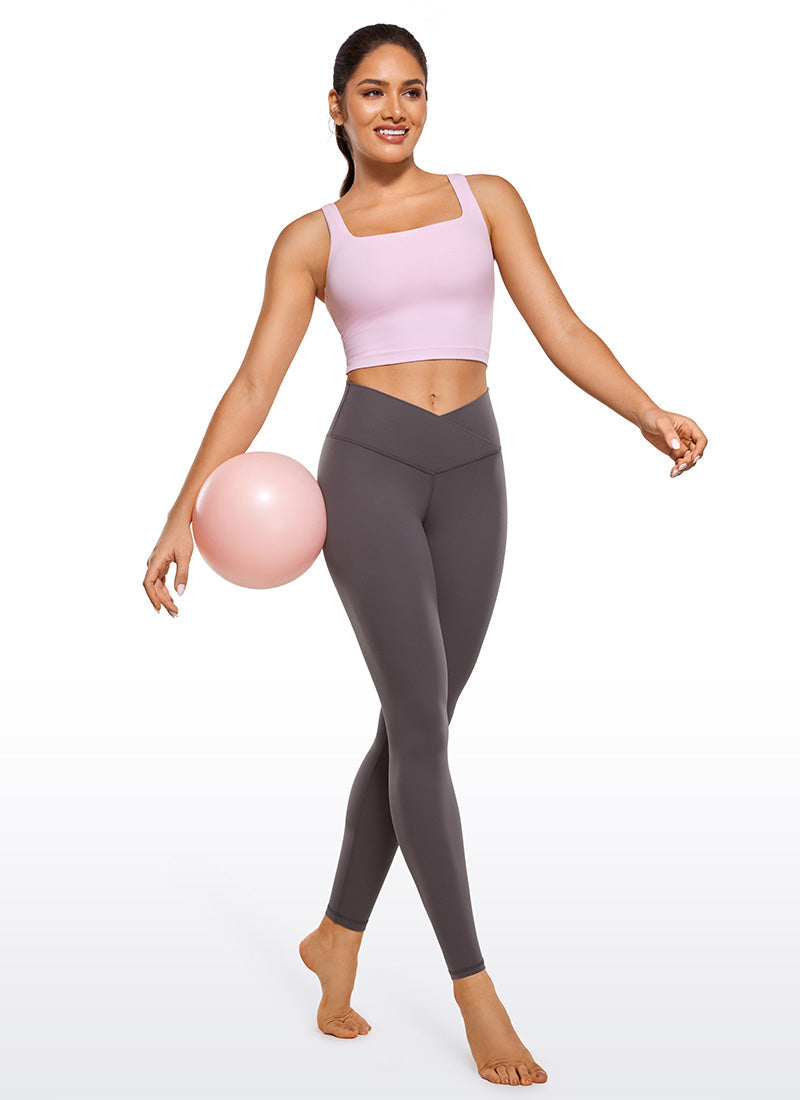 Butterluxe Yoga Leggings 28''- V Cross Waist
