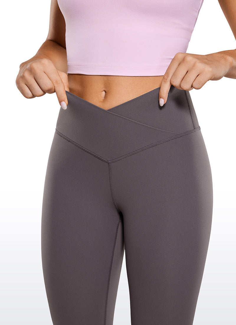 Butterluxe Yoga Leggings 28''- V Cross Waist