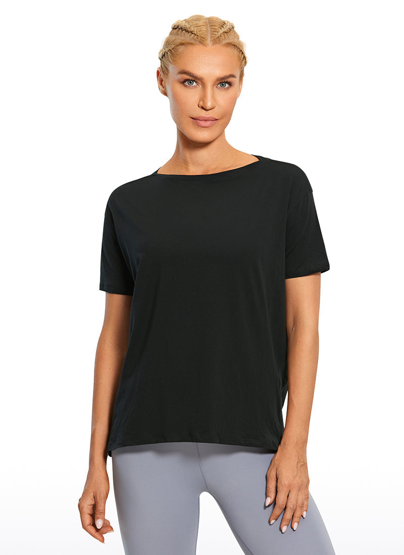 Cloudweight Short Sleeves Boat Neck