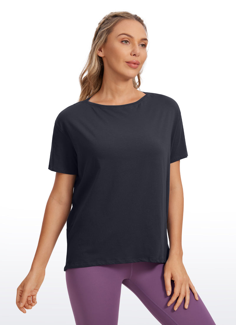 Cloudweight Short Sleeves Boat Neck