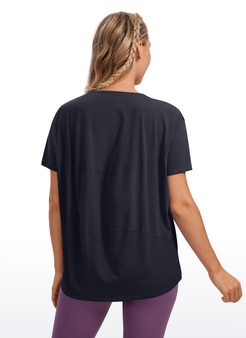 Cloudweight Short Sleeves Boat Neck