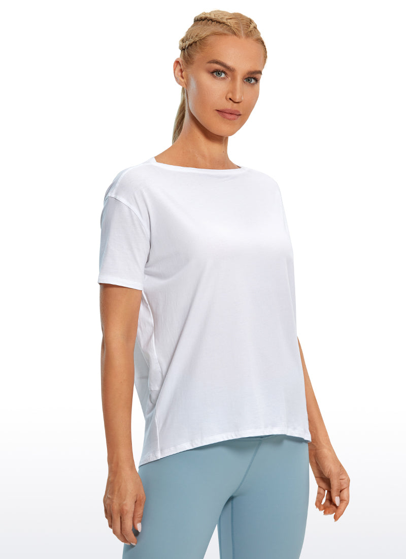 Cloudweight Short Sleeves Boat Neck