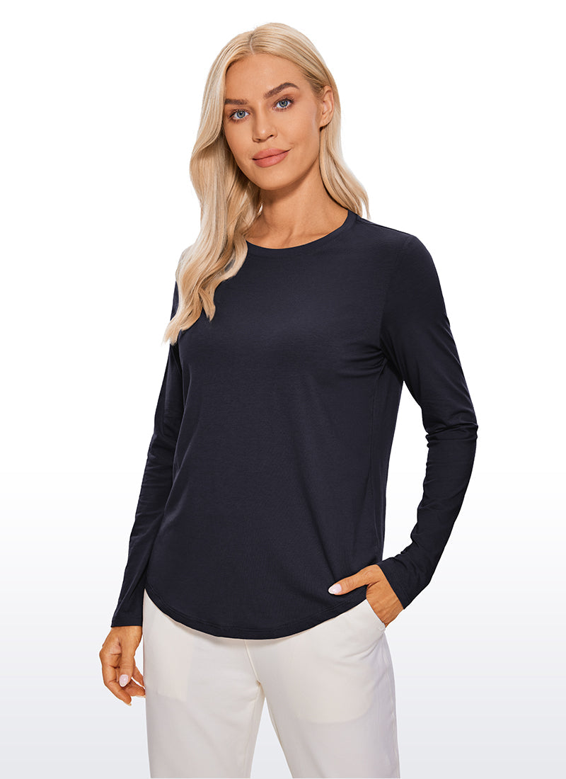 Pima Cotton Workout Long Sleeve