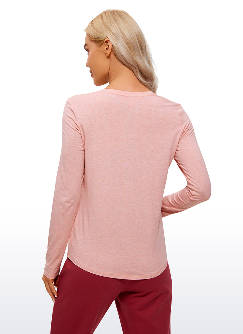 Pima Cotton Workout Long Sleeve