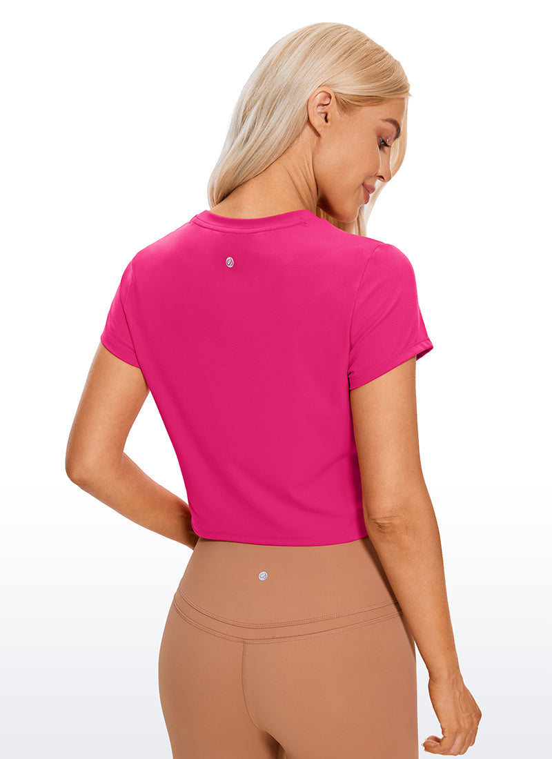 Butterluxe Cropped Short Sleeve